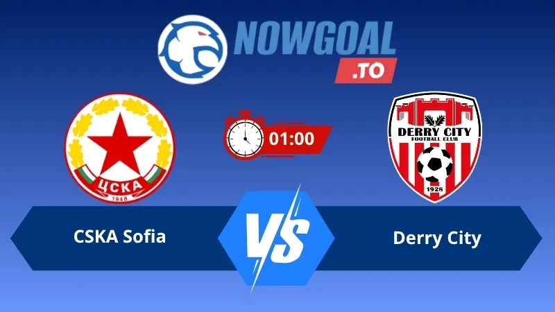 Soi kèo CSKA Sofia vs Derry City 01h00 ngày 10/07/2026 – Vòng loại Europa League