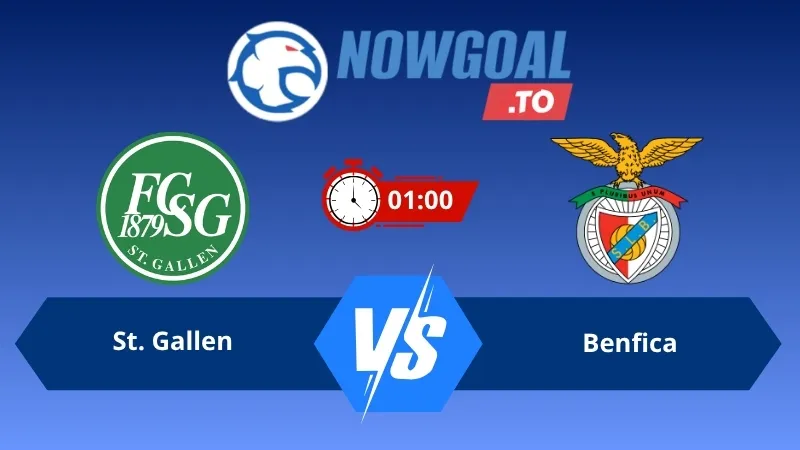 Soi kèo St. Gallen vs Benfica 01h00 ngày 24/07/2026 – Vòng Loại Europa League