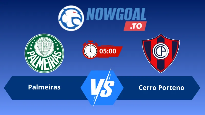 Soi kèo Palmeiras vs Cerro Porteno 05h00 ngày 13/08/2026 – Copa Libertadores